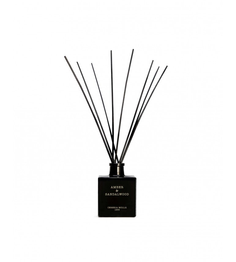 CERERIA MOLLA namų kvapas su lazdelėmis „Amber & Sandalwood“ 100 ml.