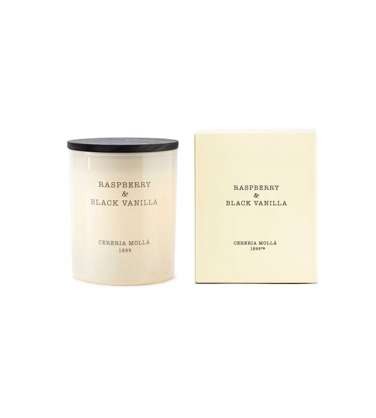 CERERIA MOLLA žvakė „Raspberry & Black Vanilla“, 230 g.