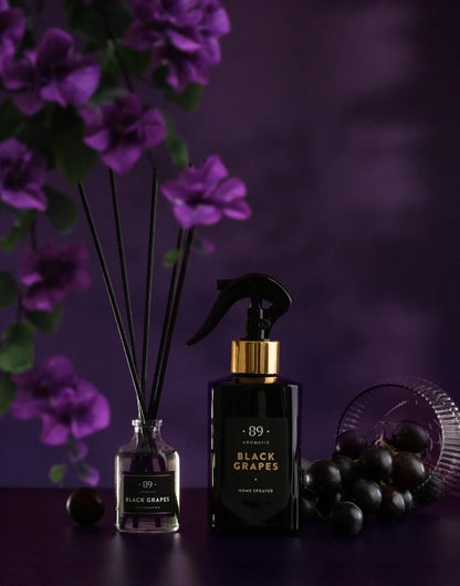 89 aromatic rinkinys: namų kvapas su lazdelėmis ir purškiamas namų kvapas