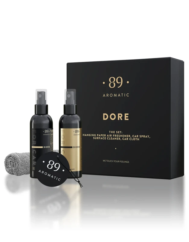 89 aromatic automobilių priežiūros rinkinys