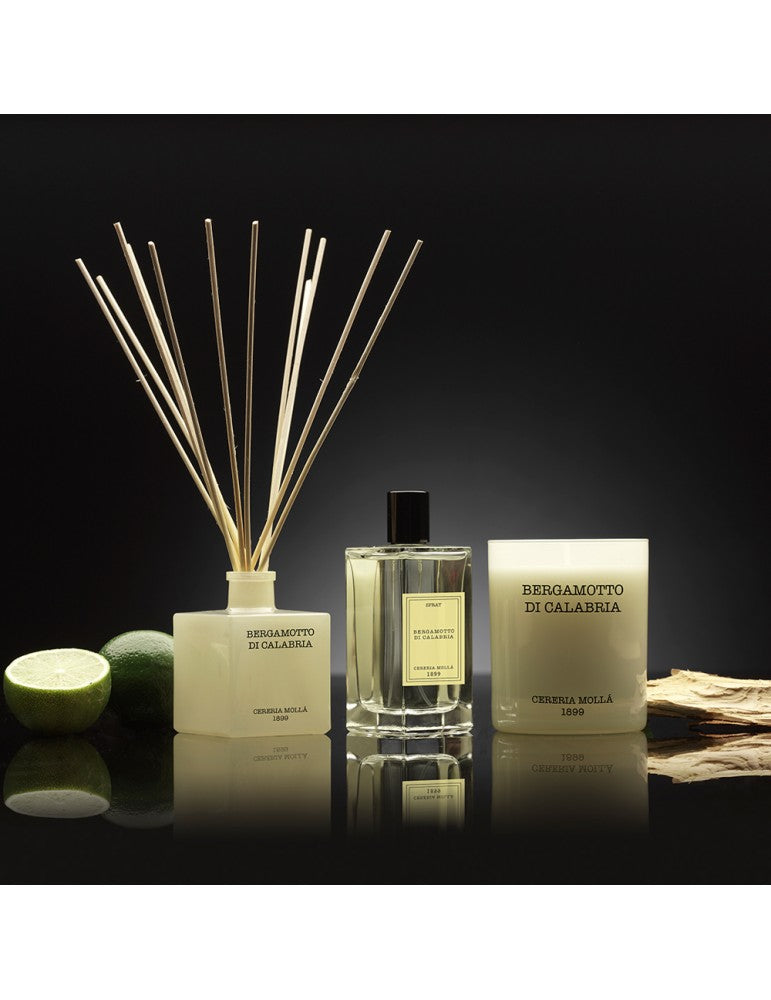 CERERIA MOLLA namų kvapas su lazdelėmis „Bergamotto Di Calabria“ 100 ml.