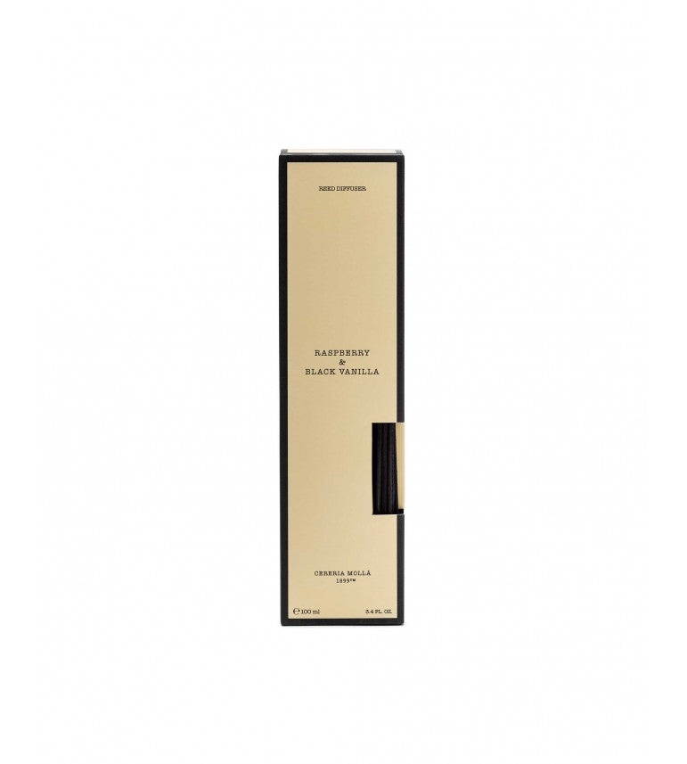 CERERIA MOLLA namų kvapas su lazdelėmis „Raspberry & Black Vanilla“ 100 ml.