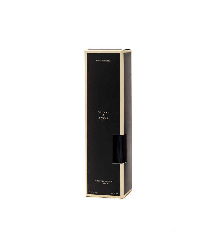CERERIA MOLLA namų kvapas su lazdelėmis „Santal & Tonka“ 100 ml.
