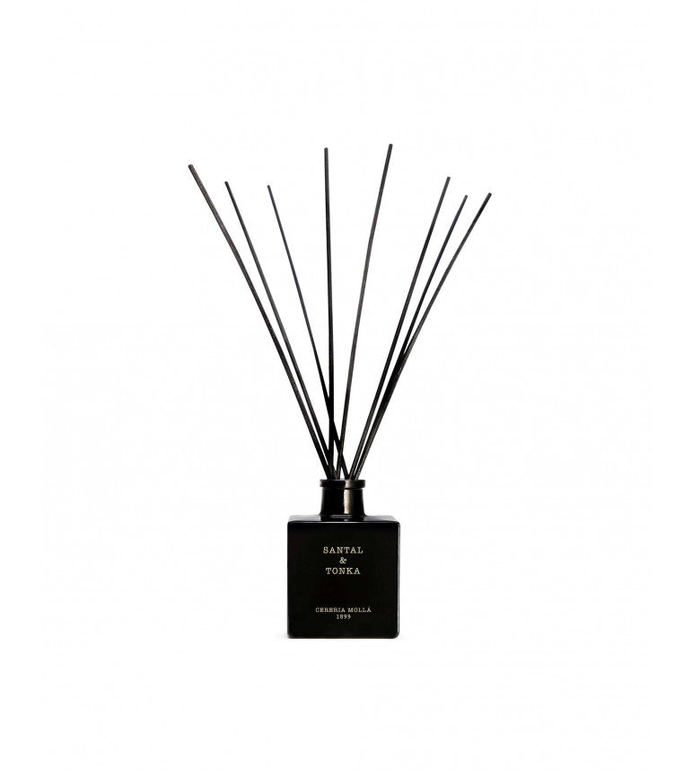 CERERIA MOLLA namų kvapas su lazdelėmis „Santal & Tonka“ 100 ml.