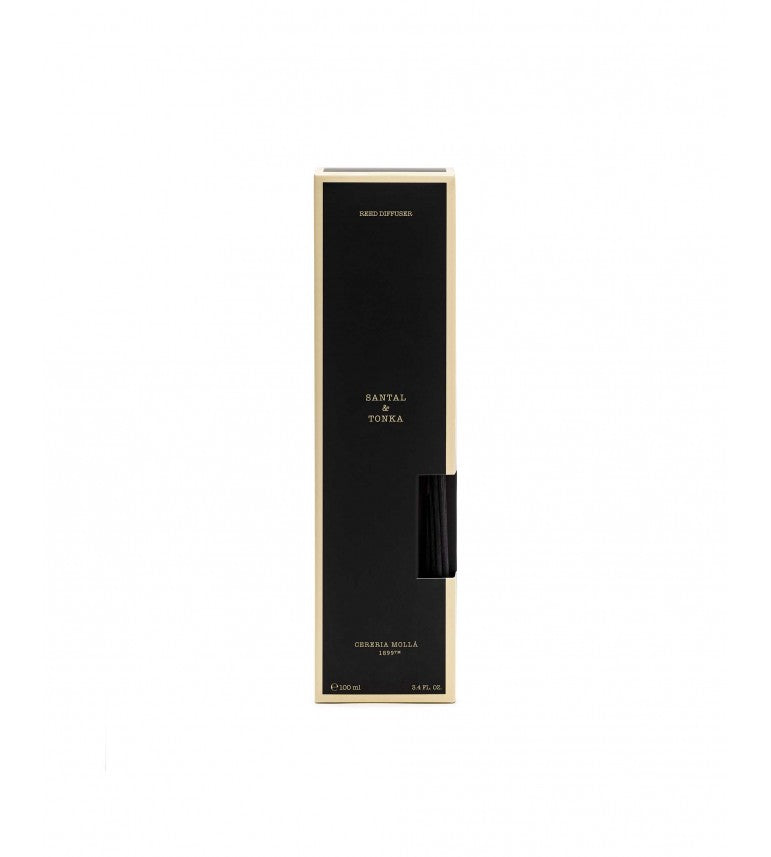 CERERIA MOLLA namų kvapas su lazdelėmis „Santal & Tonka“ 100 ml.
