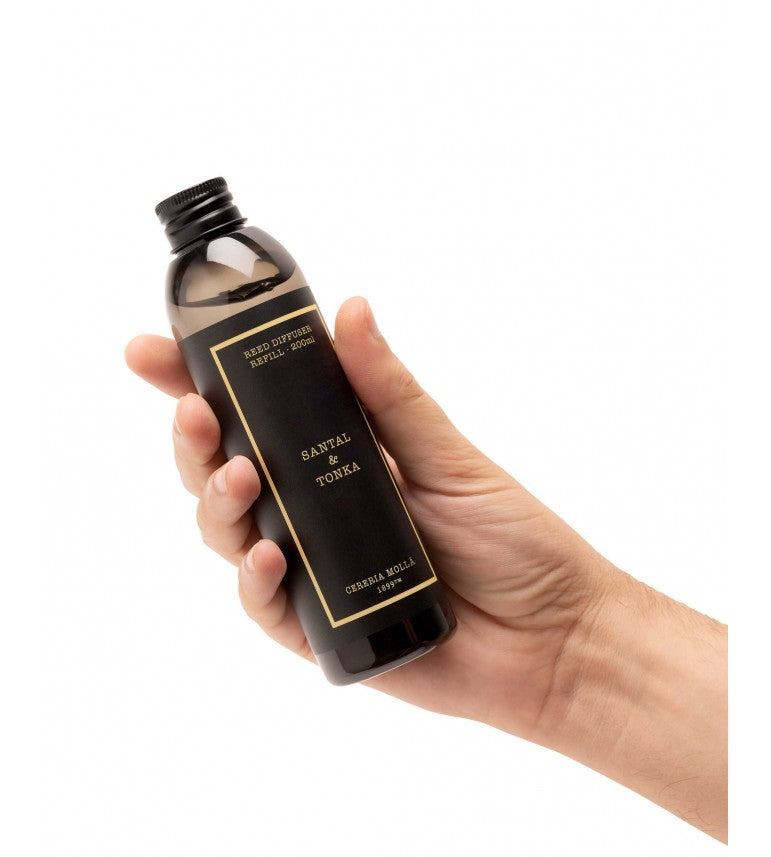 CERERIA MOLLA namų kvapo papildymas „Santal & Tonka“ 200 ml.